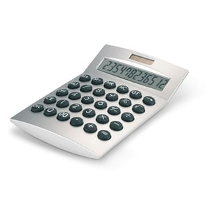 12-Digit Solar Energy Calculator with Durable Housing