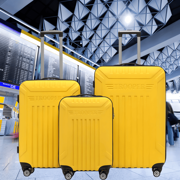 MISSOURI Series 3-Piece Hardcase Luggage Set by TROOPER