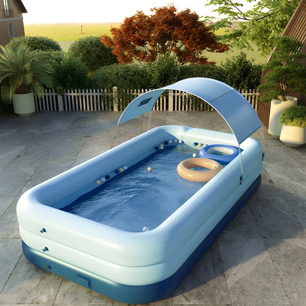 Climex Family Inflatable Pool, Self-Inflates in a Minute!