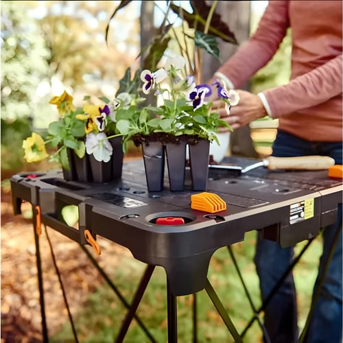 שולחן עבודה WORX מתקפל וקל משקל - אידיאלי לחללים קטנים