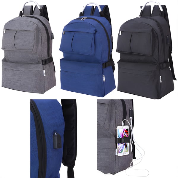 תיק גב אורתופדי למחשב 22 ליטר מבית CLASS