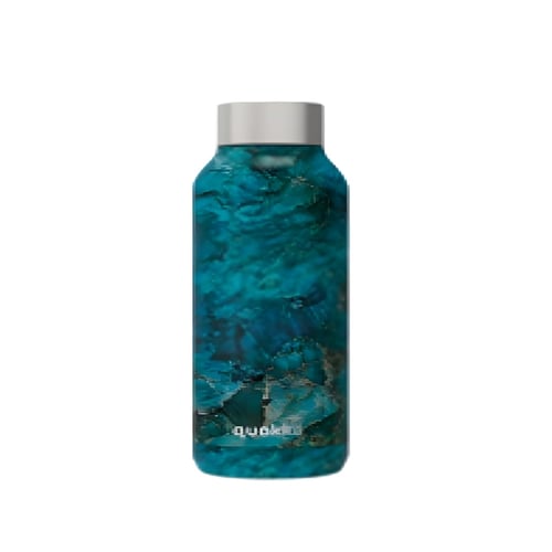 בקבוק מים טורקיז מעוצב