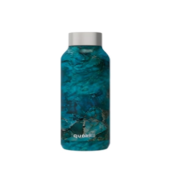 בקבוק מים טורקיז מעוצב