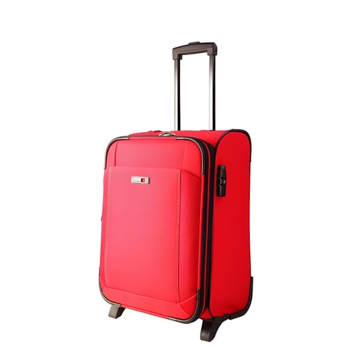Semi-Rigid 20'' Trolley Suitcase with Wheels and Personal Code Lock