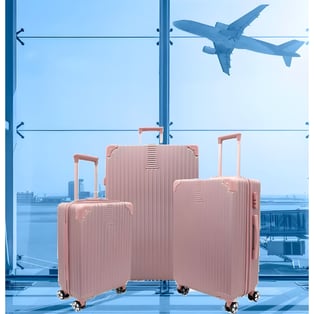 סט מזוודות קשיחות Legend מבית Leader לנסיעות קלילות