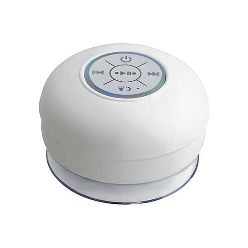 "סאב-מרין" רמקול BlueTooth כולל דיבורית מוגן מים - לבן