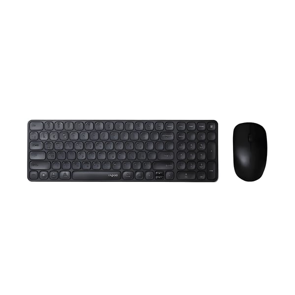 RAPOO Wireless Keyboard and Mouse Set with Bluetooth & 2.4GHz