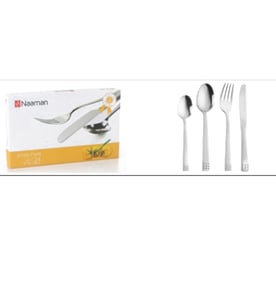 סט סכו"ם 24 חלקים פריז מבית נעמן - יוקרה במטבח