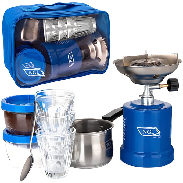 NGL Outdoor Coffee and Tea Set with Premium Carry Bag