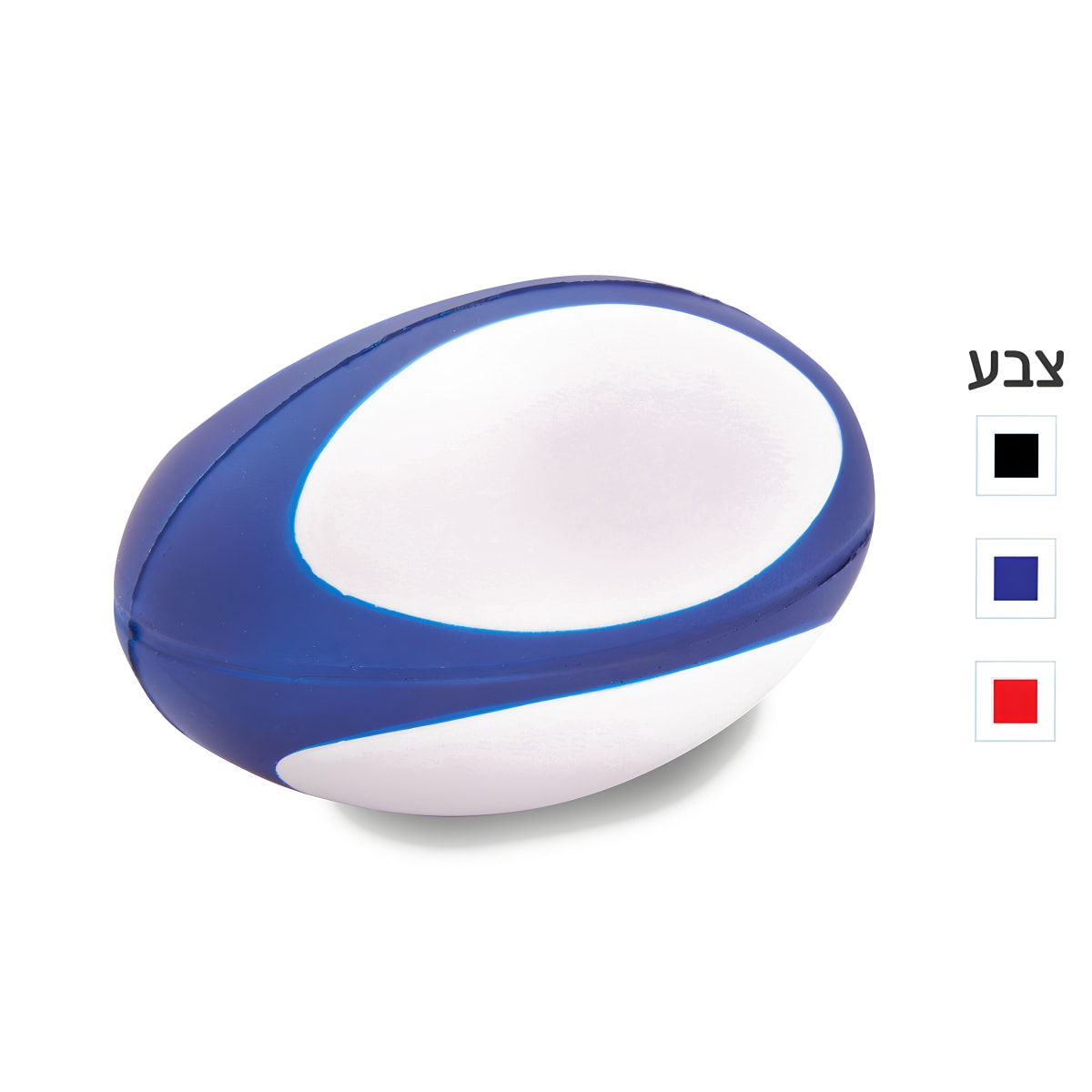 כדור PU לחיץ בצורת רוגבי במבחר צבעים – אלטר