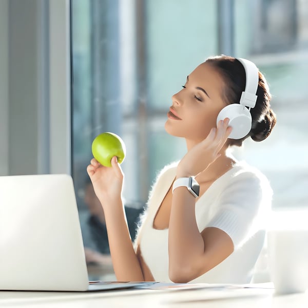 אוזניות בלוטות' מתקדמות ANC MANC300 MIRACASE