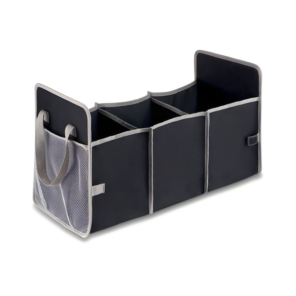 Foldable Car Organizer with Mesh Pocket