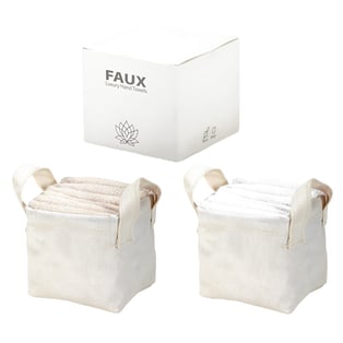 סט של 6 מגבות ידיים איכותיות בתיק קנווס – צבע פוקס