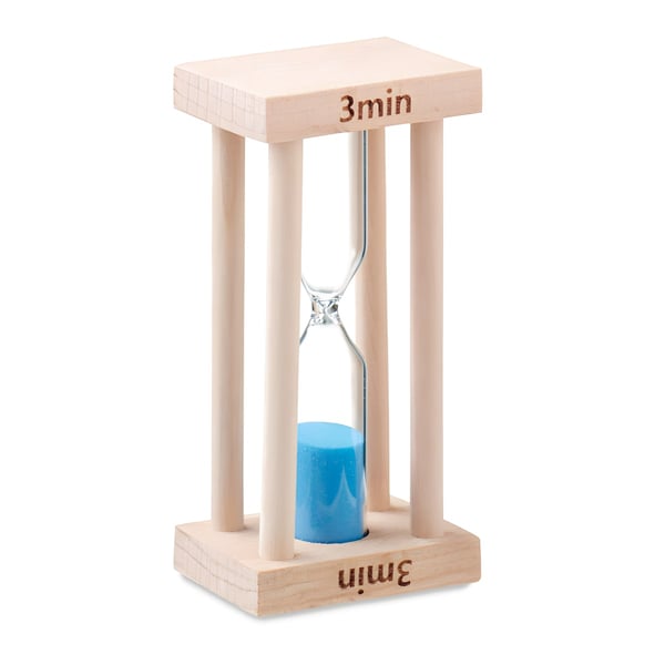 Elegant 3-Minute Wooden Sand Timer
