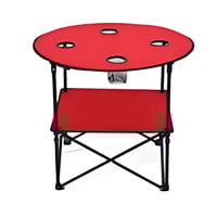 Foldable beach and camping table