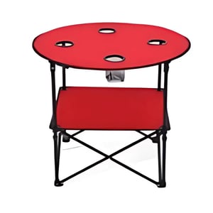 Foldable beach and camping table
