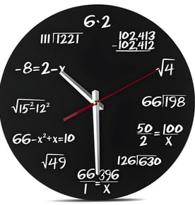 שעון קיר חדש ומשמעותי לתחום המתמטיקה