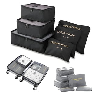 סט ארגוניות נסיעות למזוודה - טרקלין, 6 חלקים