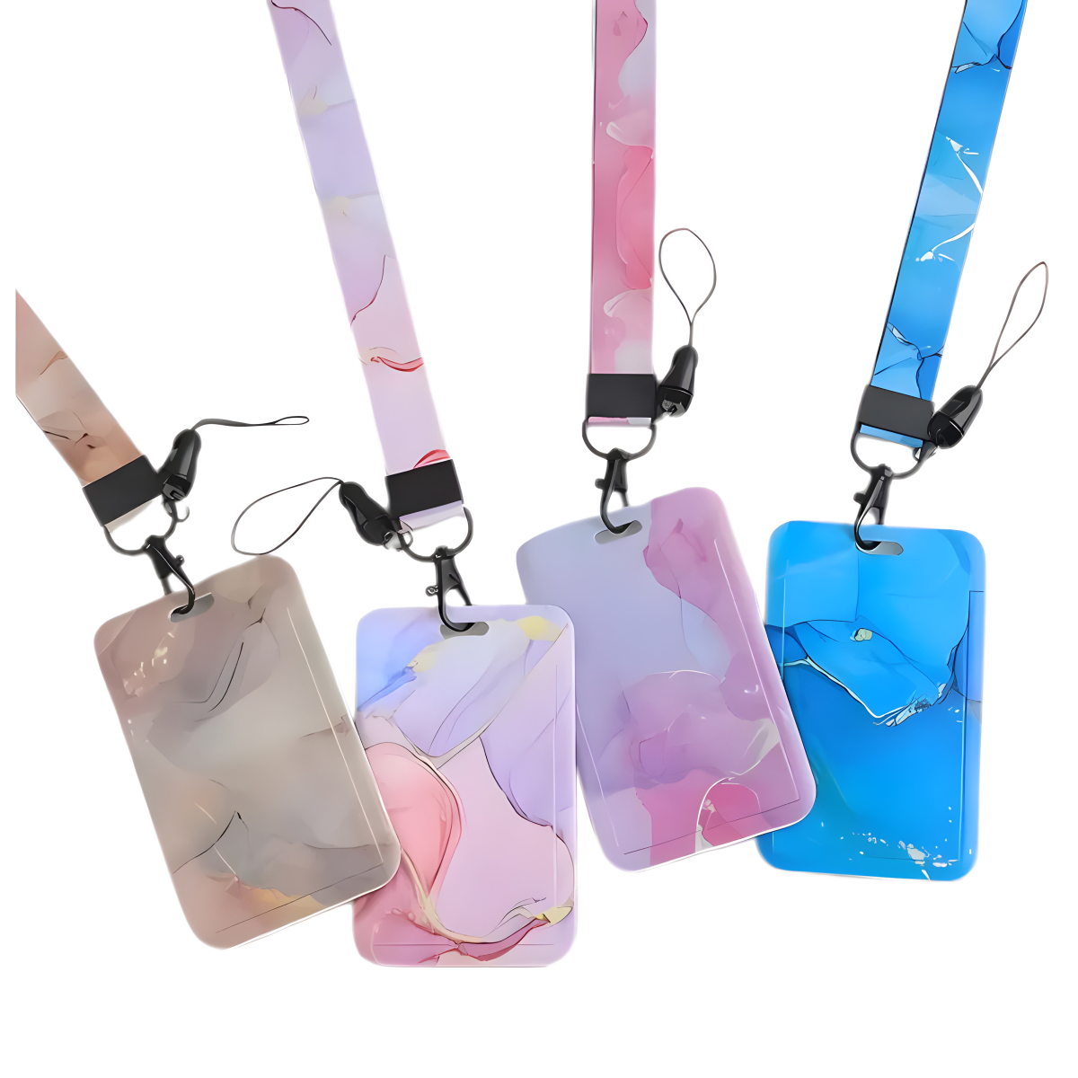 תג פלסטיק במיתוג מלא +שרוך תואם