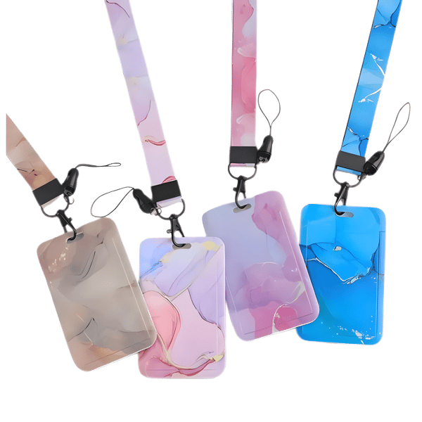 Fully Branded Plastic Tag + Matching Lanyard
