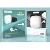 Compact Wireless Earbuds with Integrated Microphone