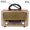 Portable Vintage Radio with USB Interface