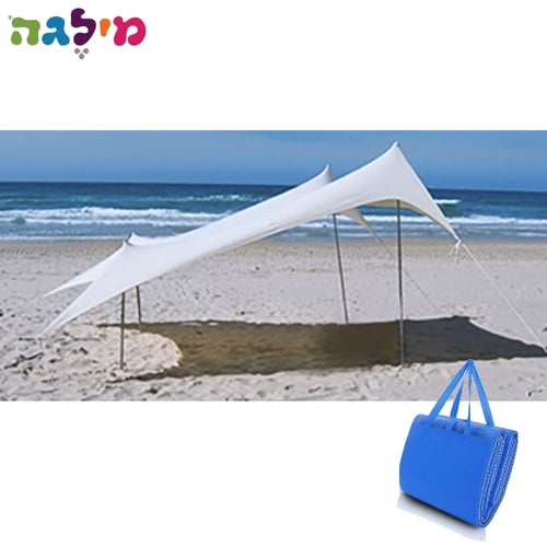 ערכת הצללה גדולה מילגה עם מחצלת צבעונית