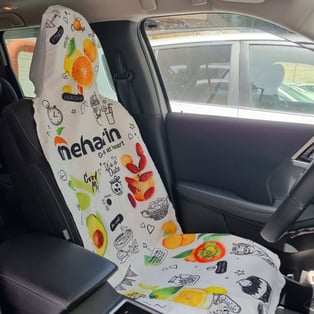 כיסוי מושב לרכב מבד ליקרה גמיש וניילון 420D