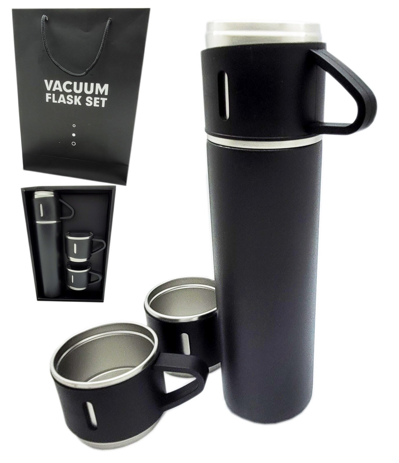 מארז פרימיום: טרמוס ושלוש כוסות