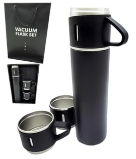 מארז פרימיום: טרמוס ושלוש כוסות