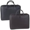 תיק עור עסקים למחשב נייד עד 17.3 אינץ' עם תאים כפולים