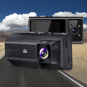 מצלמת דרך לרכב באיכות 4K עם 2 עדשות SONY ו WIFI