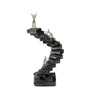 Unique Artistic Sculpture 'Strive and Succeed' - 30 cm Height