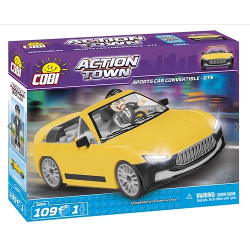 ערכת בנייה יצירתית לרכב ספורט קבריולט