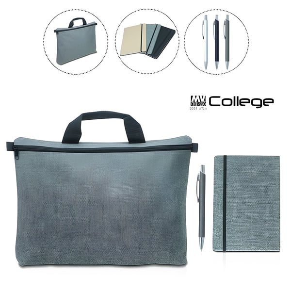 Elegant Business Gift Set with Notebook, Document Holder & Gel Pen