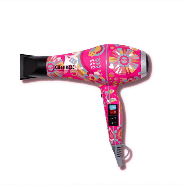 מייבש שיער עוצמתי 2300W בצבע ורוד נאון מסדרת Power Cloud של AMIKA