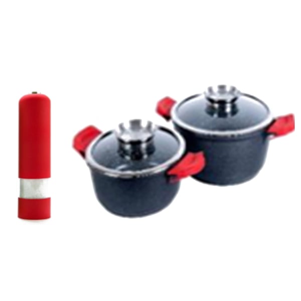 Professional Cooking Set: Pots and Electric Grinder by ROSOLING