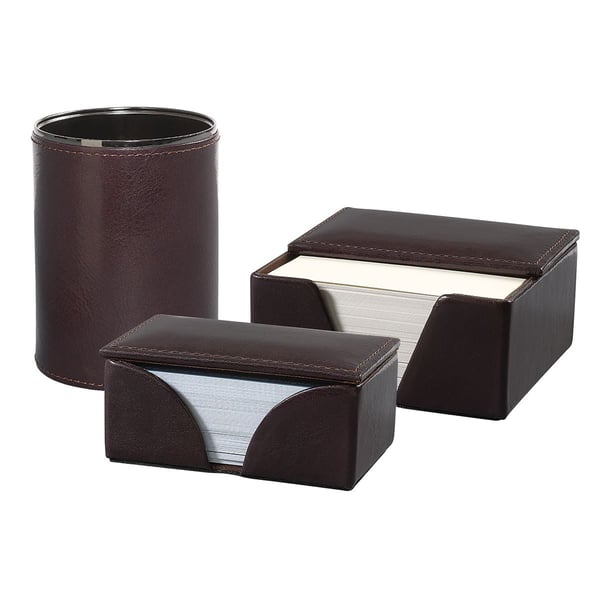 Luxury Leather Desk Set - Perfect for Any Office
