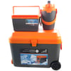 Malibu Cooler Set - Rugged Gray/Orange for Beach & Day Trips