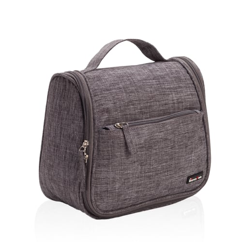 תיק רחצה אופנתי עם וו תליה וידית נשיאה