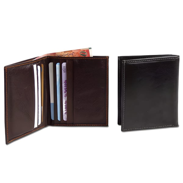 Elegant Faux Leather Wallet for Credit Cards and Cash