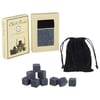 Deluxe Whiskey Stones Set with Velvet Pouch