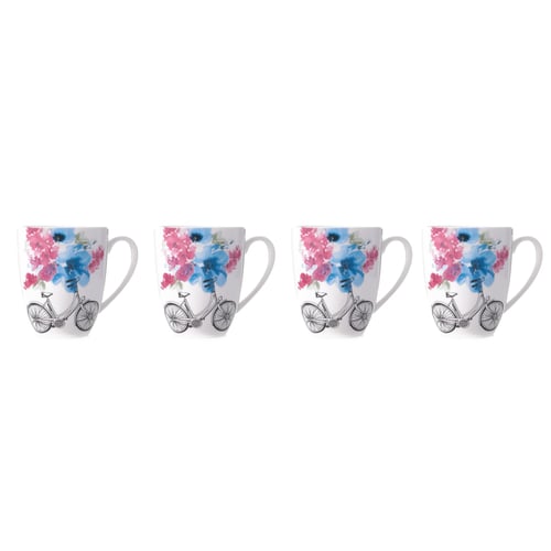 מארז מושלם: 4 ספלים בצבעי מים 450 מ"ל נאמן