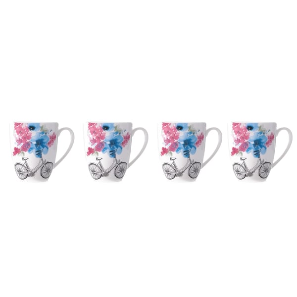 מארז מושלם: 4 ספלים בצבעי מים 450 מ"ל נאמן