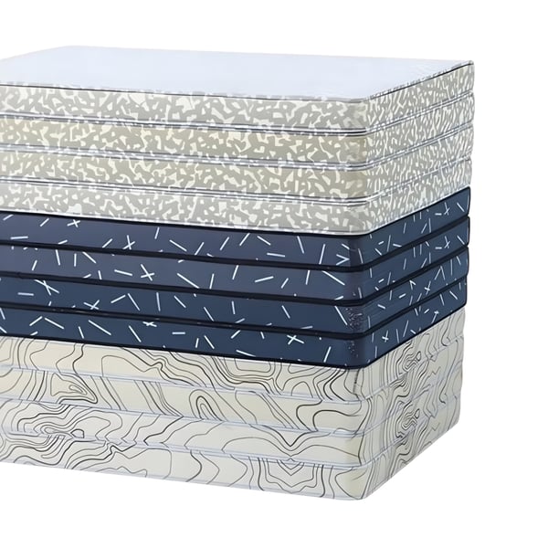 מחברת יוקרתית עם כריכת PU רכה בעיצוב קווים וחברבורות