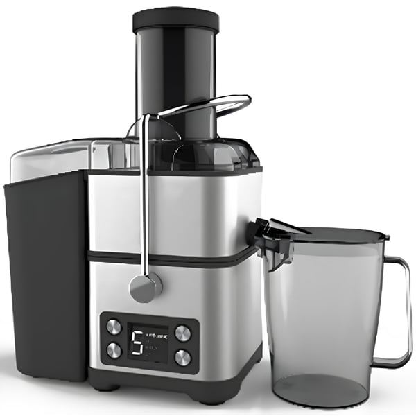 מסחטת פירות קשה מקצועית מנירוסטה עם 5 מהירויות ומסך LCD