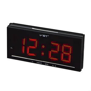 VST Digital Alarm Clock with Large LED Display