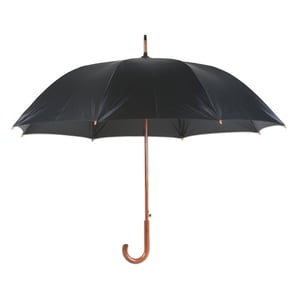 Classic 27 Inch Wooden Umbrella with Automatic Open