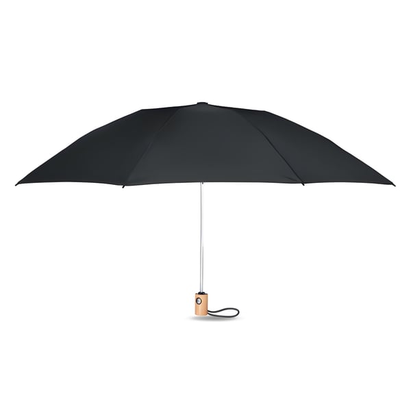 23-Inch Auto Open/Close Umbrella with Bamboo Handle
