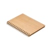 Eco-Friendly Bamboo Cover Notebook with Spiral Binding